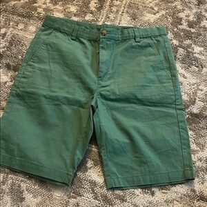 Vineyard Vines boys Teal Flat Front Shorts